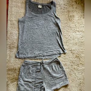 Sleep tank and short set